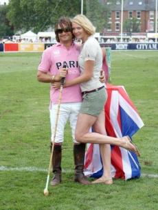 Jodie Kidd and Andrea Vianini show off baby Indio